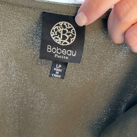 Green Side Wrap Dress - Picture 3 of 4